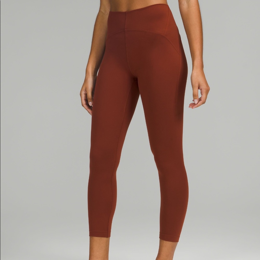 Lululemon NWT Instill HR Tight 25” Date Brown Size 6